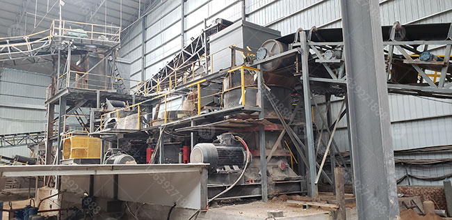 中厚圓錐破碎制沙生產(chǎn)線